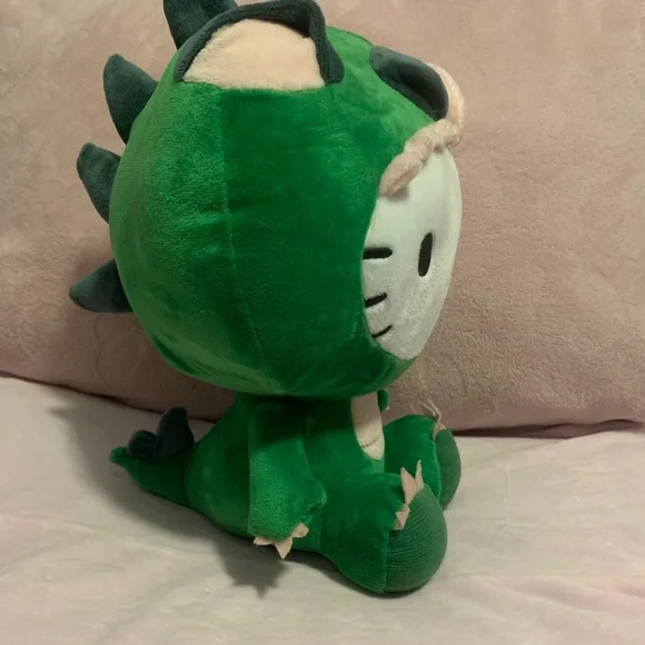 Hello kitty 12' plush doll in dinosaur costume - Picture 4 of 7